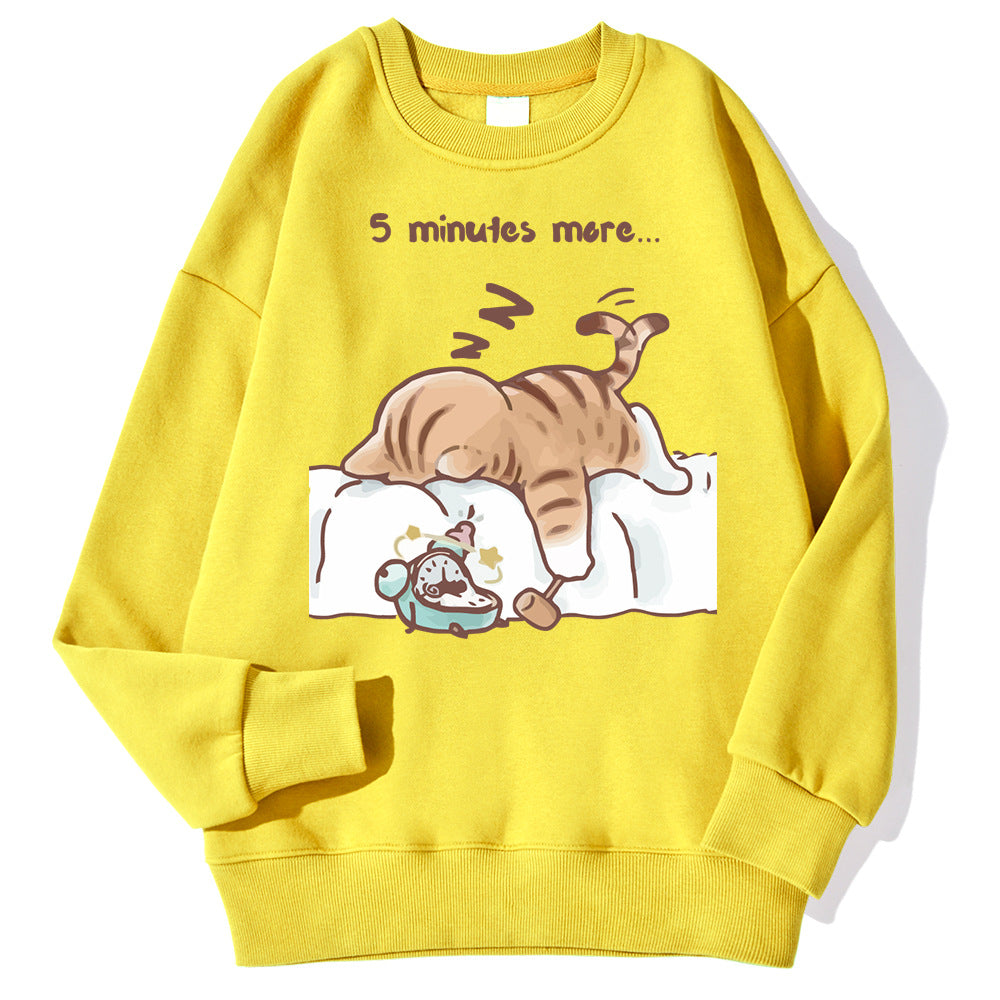 Let Me Sleep For Another Five Minutes Man Sudadera Korean Sweatshirt