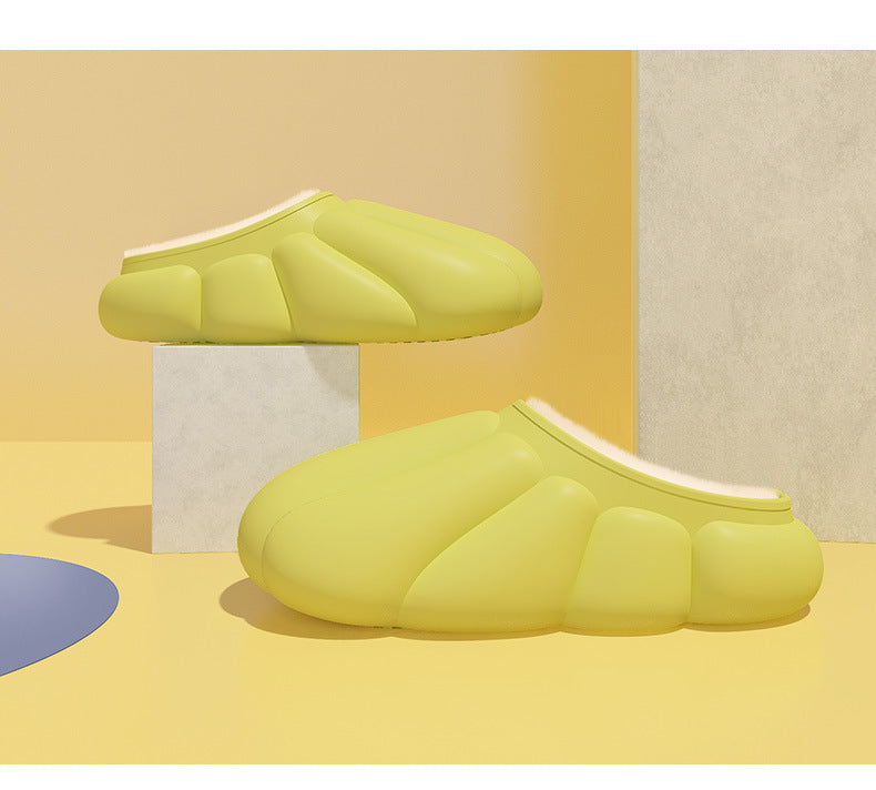 Couple Personality Baotou Pumpkin Cotton Slippers