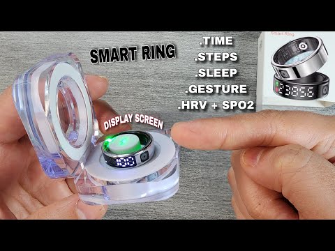 Smart Ring With Display Screen Touch Flip Smart Finger