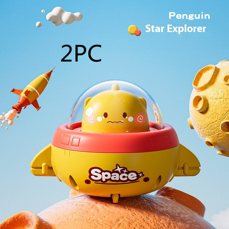 Children's Cute Puzzle Press Car Toy