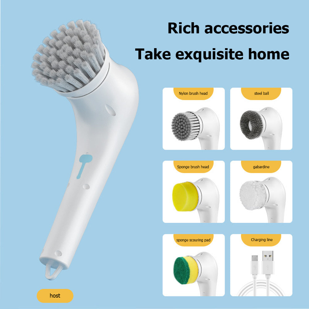 5-in-1 Electric Cleaning Brush Set