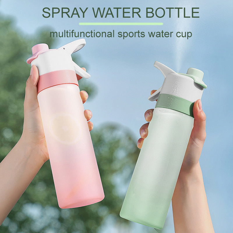 Stylish aned Premium Spray Water Bottle For Girls and Boys Outdoor Sport Fitness Spray Bottle Drinkware Travel Bottles