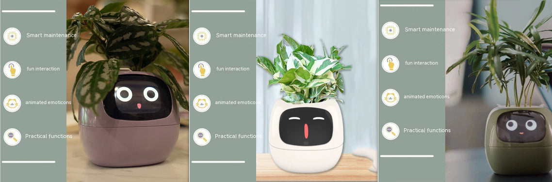 SmartPlanter AI Pot Over 49 Rich Expressions