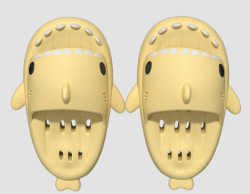Shark Slippers With Drain Holes Shower Shoes For Quick Drying Eva Pool Shark Slides Beach Sandals With Drain Holes