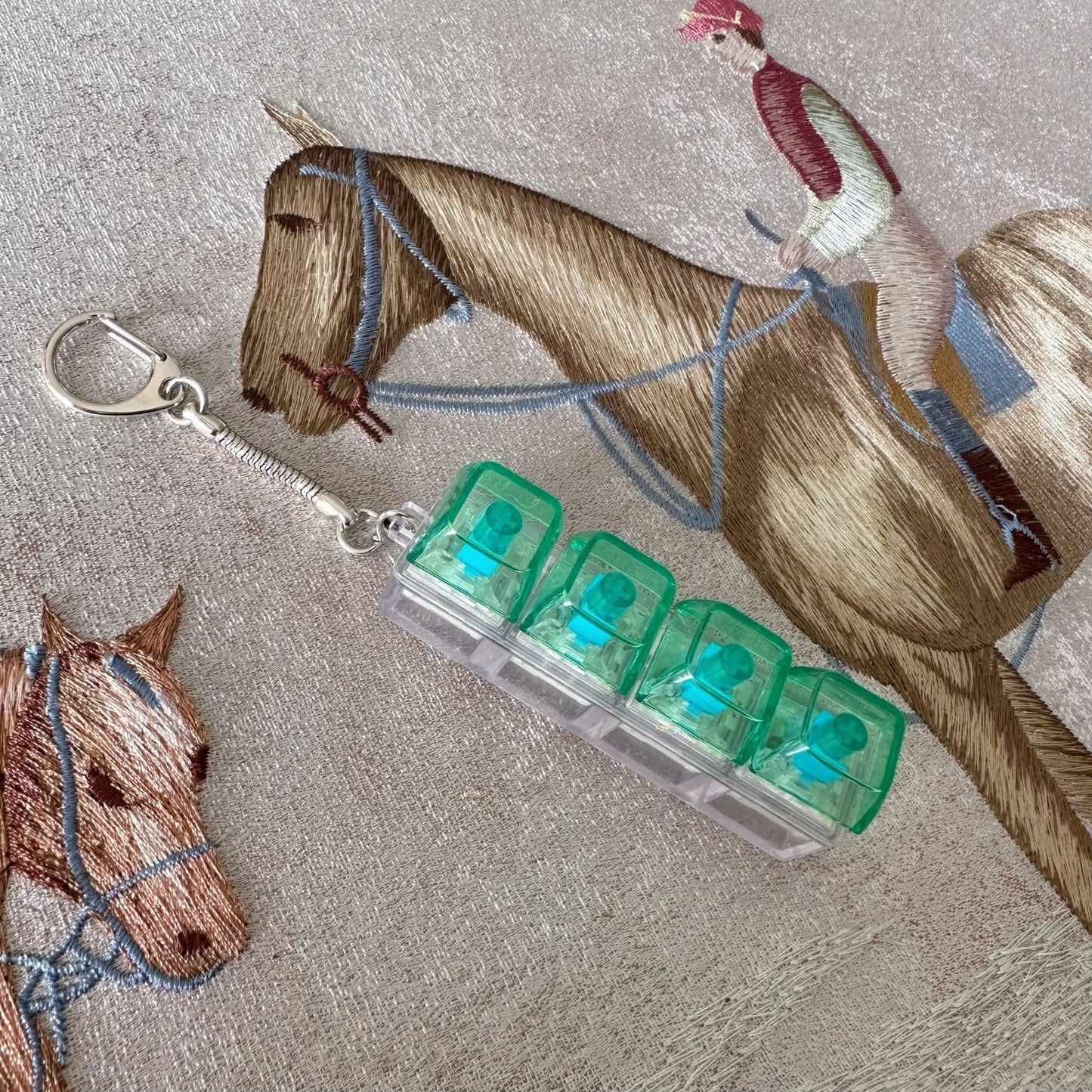 Decompression PC4 Key Mechanical Keyboard Keychain Decompression Vent Toy