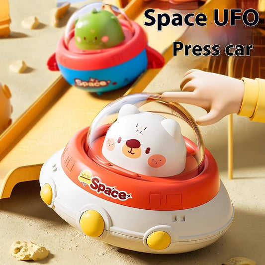 Children's Cute Puzzle Press Car Toy