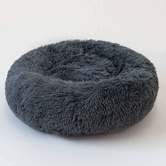 Ultra-Fluffy Calming Donut Pet Bed – Anti-Anxiety, Super Soft, Deep Sleep Comfort for Dogs & Cats