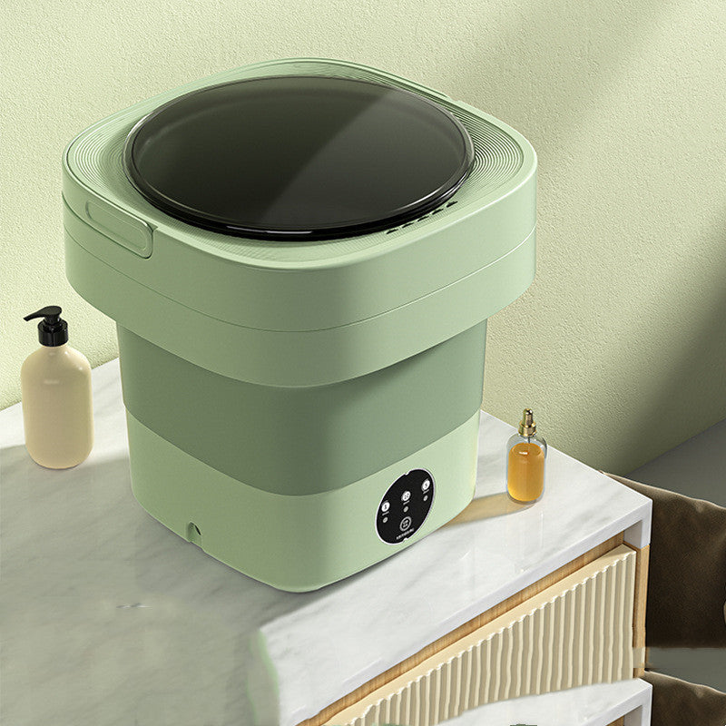 LexaCart Foldable Mini Washing Machine – With Spin Dryer (3 Modes)