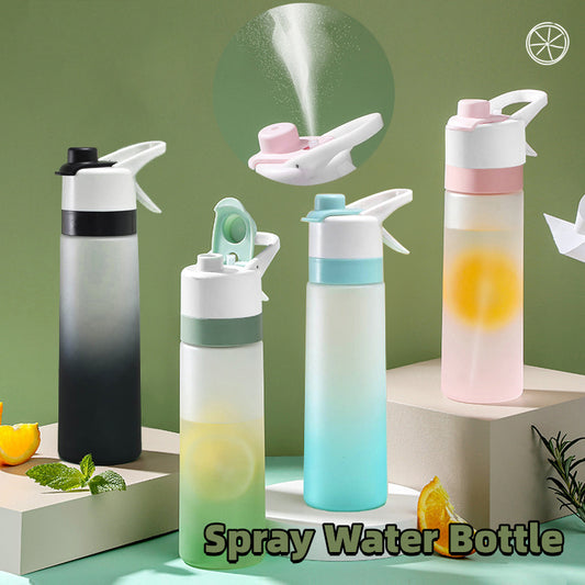 Stylish aned Premium Spray Water Bottle For Girls and Boys Outdoor Sport Fitness Spray Bottle Drinkware Travel Bottles