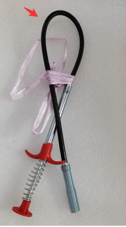 Drain Dredger Spring Pipe Cleaning Tool - Hair & Clog Remover for Kitchen & Bathroom