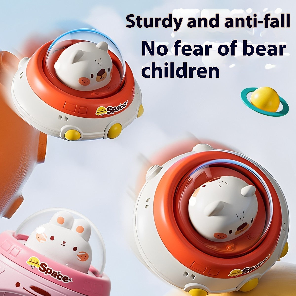 Children's Cute Puzzle Press Car Toy