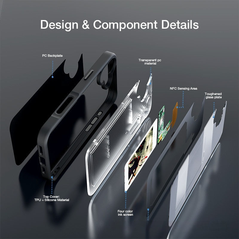 Iphone Ai E-ink Screen Magic NFC Case