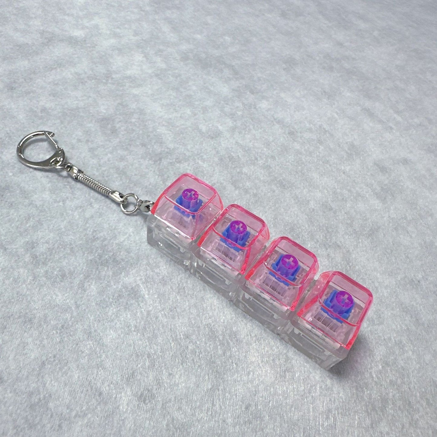 Decompression PC4 Key Mechanical Keyboard Keychain Decompression Vent Toy