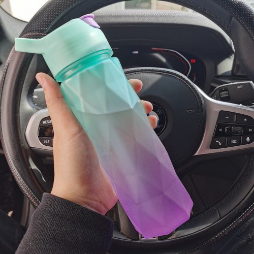 Stylish aned Premium Spray Water Bottle For Girls and Boys Outdoor Sport Fitness Spray Bottle Drinkware Travel Bottles