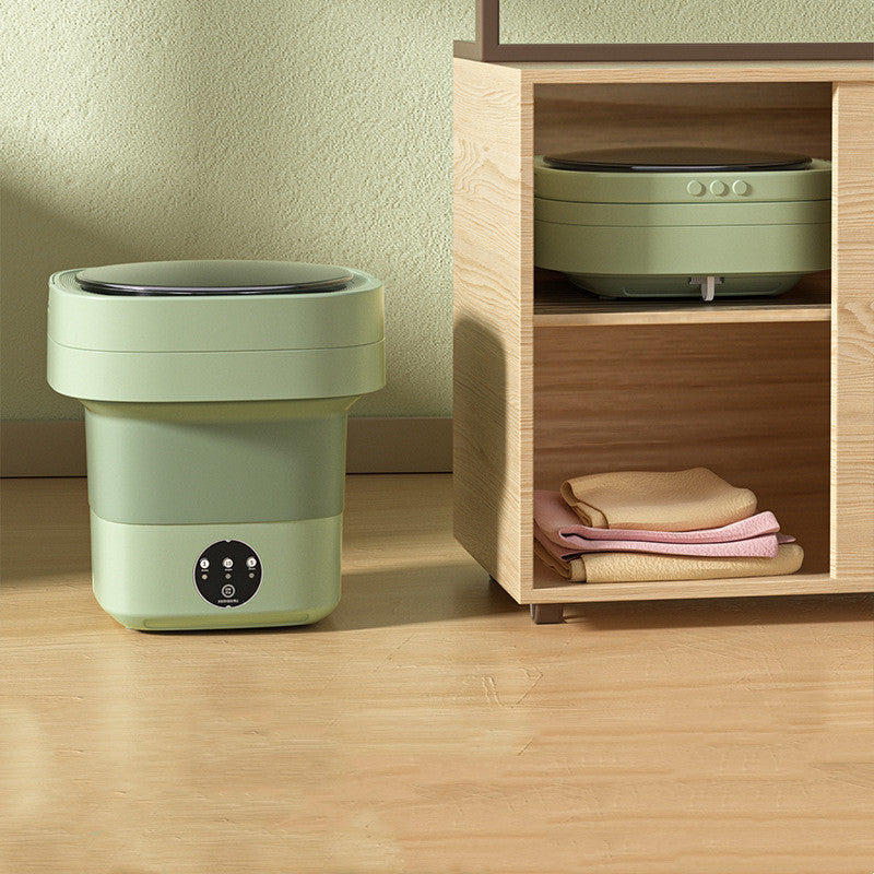 LexaCart Foldable Mini Washing Machine – With Spin Dryer (3 Modes)