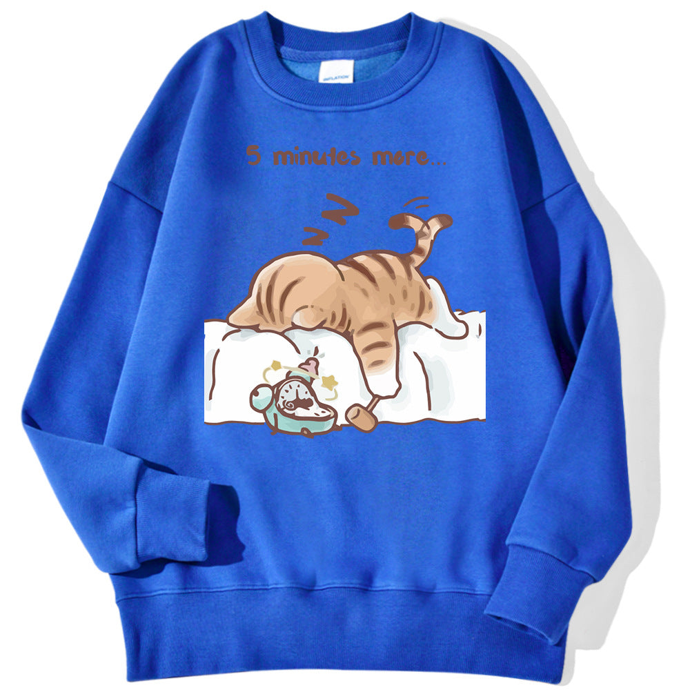 Let Me Sleep For Another Five Minutes Man Sudadera Korean Sweatshirt