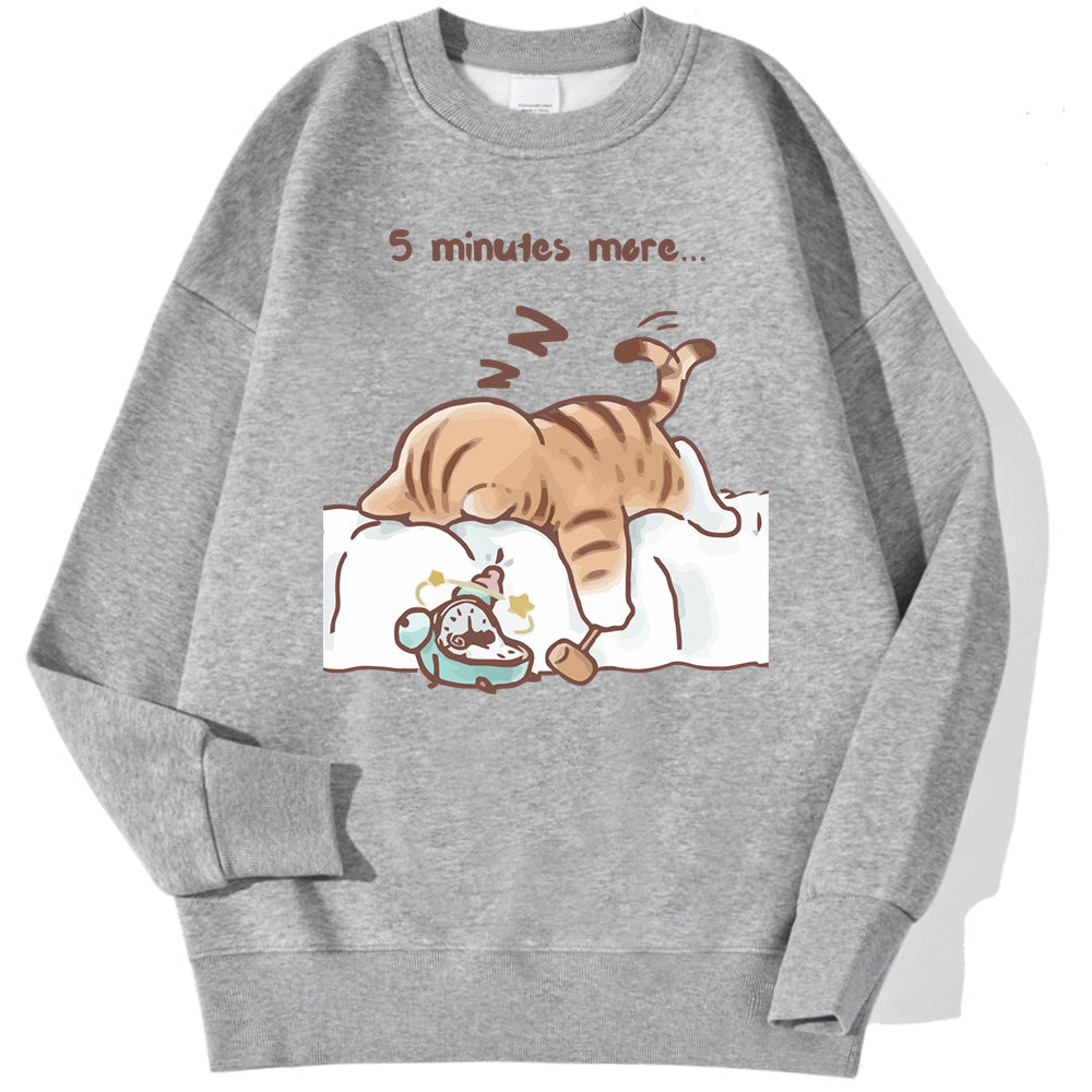 Let Me Sleep For Another Five Minutes Man Sudadera Korean Sweatshirt