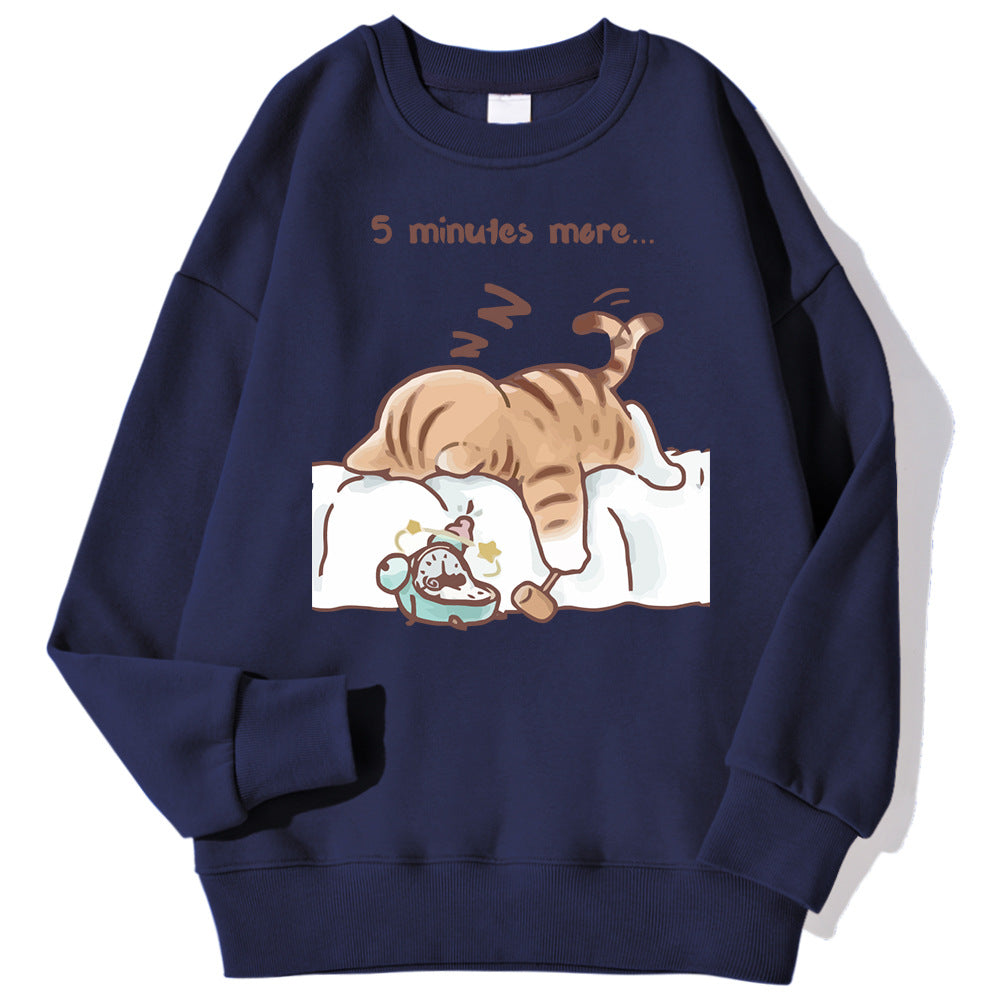 Let Me Sleep For Another Five Minutes Man Sudadera Korean Sweatshirt