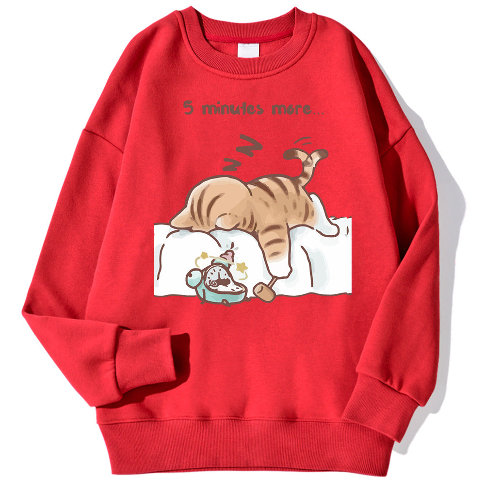 Let Me Sleep For Another Five Minutes Man Sudadera Korean Sweatshirt