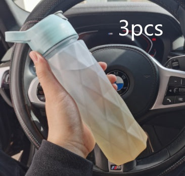Stylish aned Premium Spray Water Bottle For Girls and Boys Outdoor Sport Fitness Spray Bottle Drinkware Travel Bottles