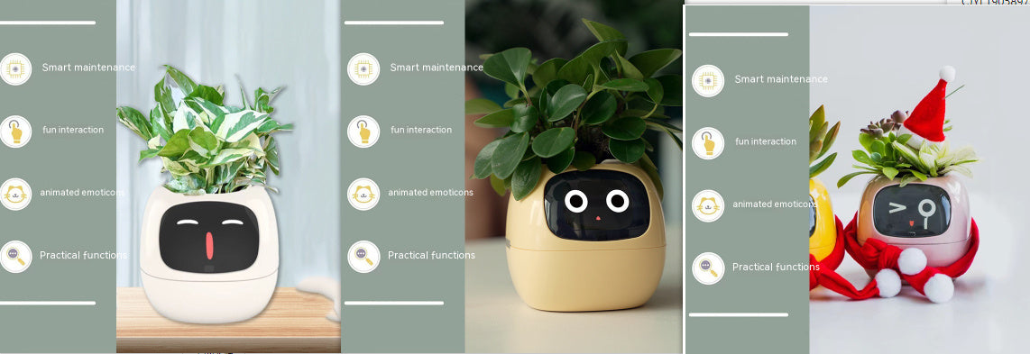 SmartPlanter AI Pot Over 49 Rich Expressions