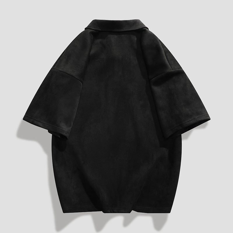 Tile Letter Print Short-sleeve POLO