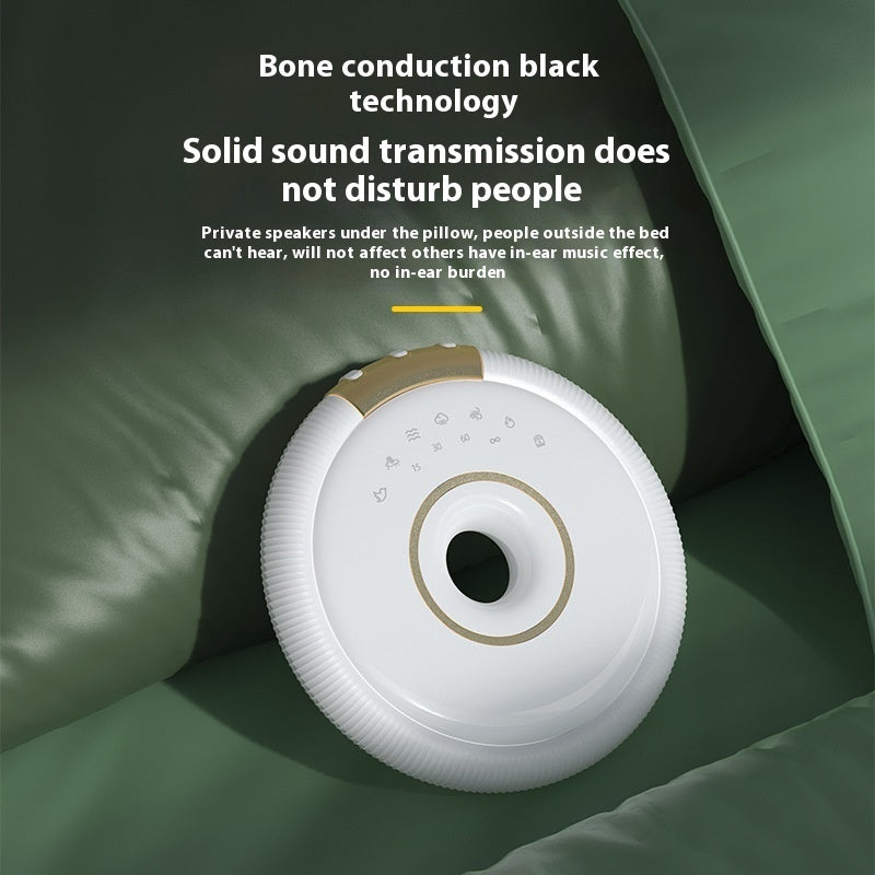 Bone Conduction Bluetooth Speaker Mini White Noise Improve Sleeping