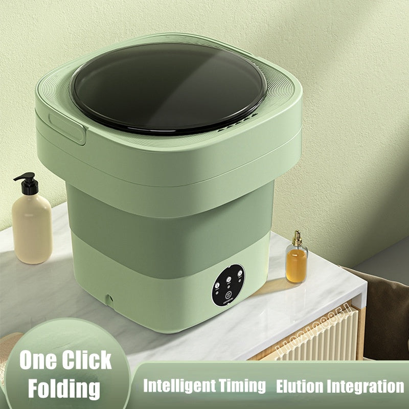 LexaCart Foldable Mini Washing Machine – With Spin Dryer (3 Modes)