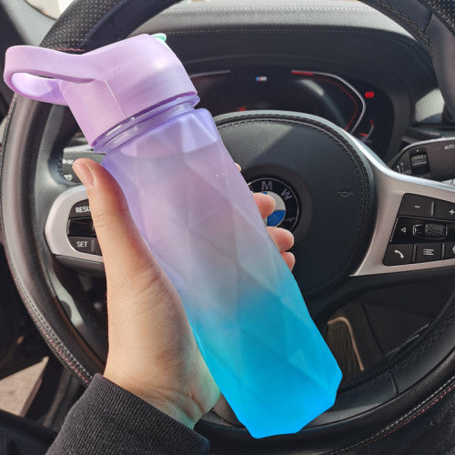 Stylish aned Premium Spray Water Bottle For Girls and Boys Outdoor Sport Fitness Spray Bottle Drinkware Travel Bottles