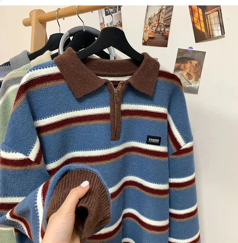 Winter Idle Style Youth Niche Couple Knitted Top